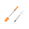 Sabit 0.3ml/0.5ml/1ml steril bireysel ambalajlı CE onaylı Tek Kullanımlık İnsülin Şırıngası
