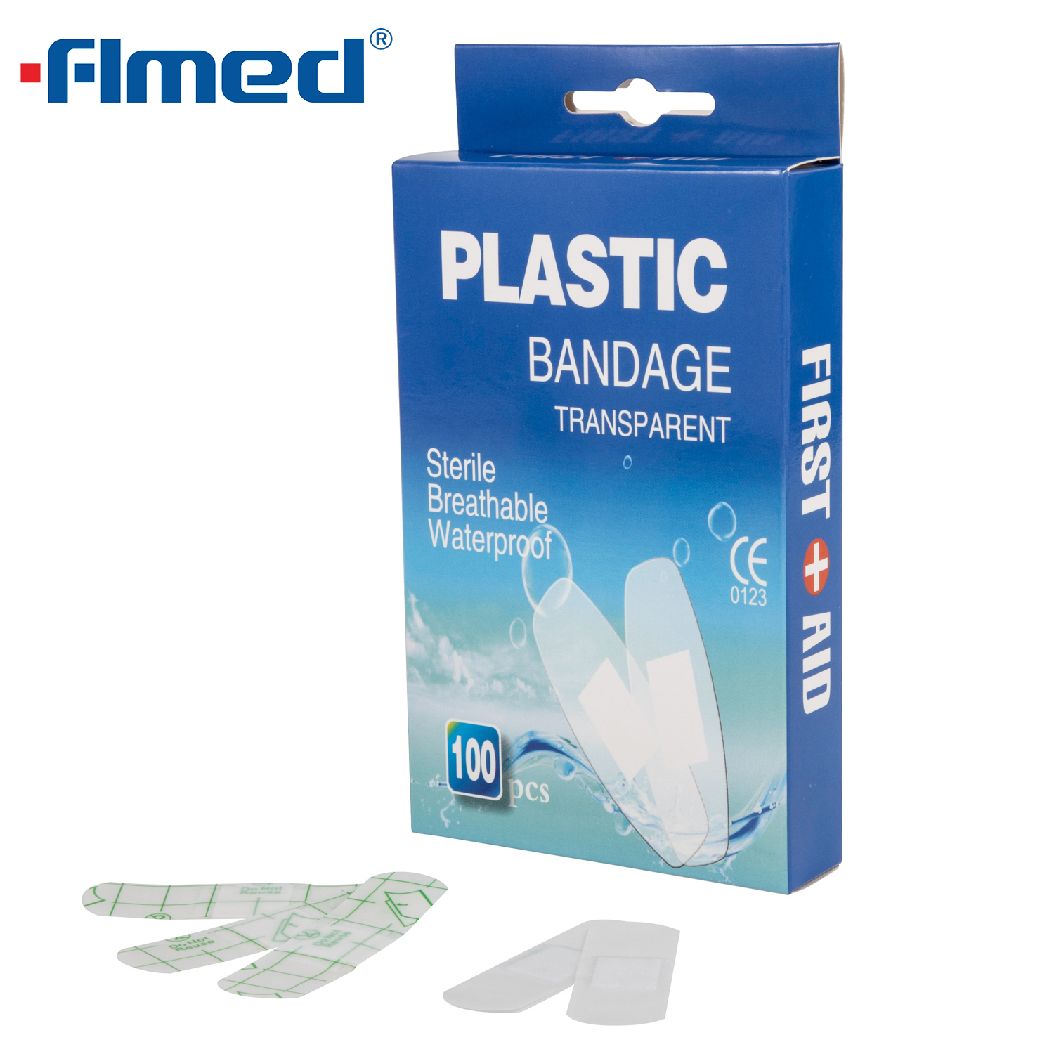 Yara bandajı plastik su geçirmez ilk yardım sıva yara bakımı 