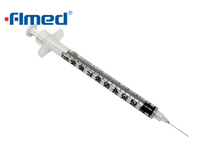 Tek Kullanımlık 1ml İnsülin Şırıngası ve İğnesi 12.7mm X 29g