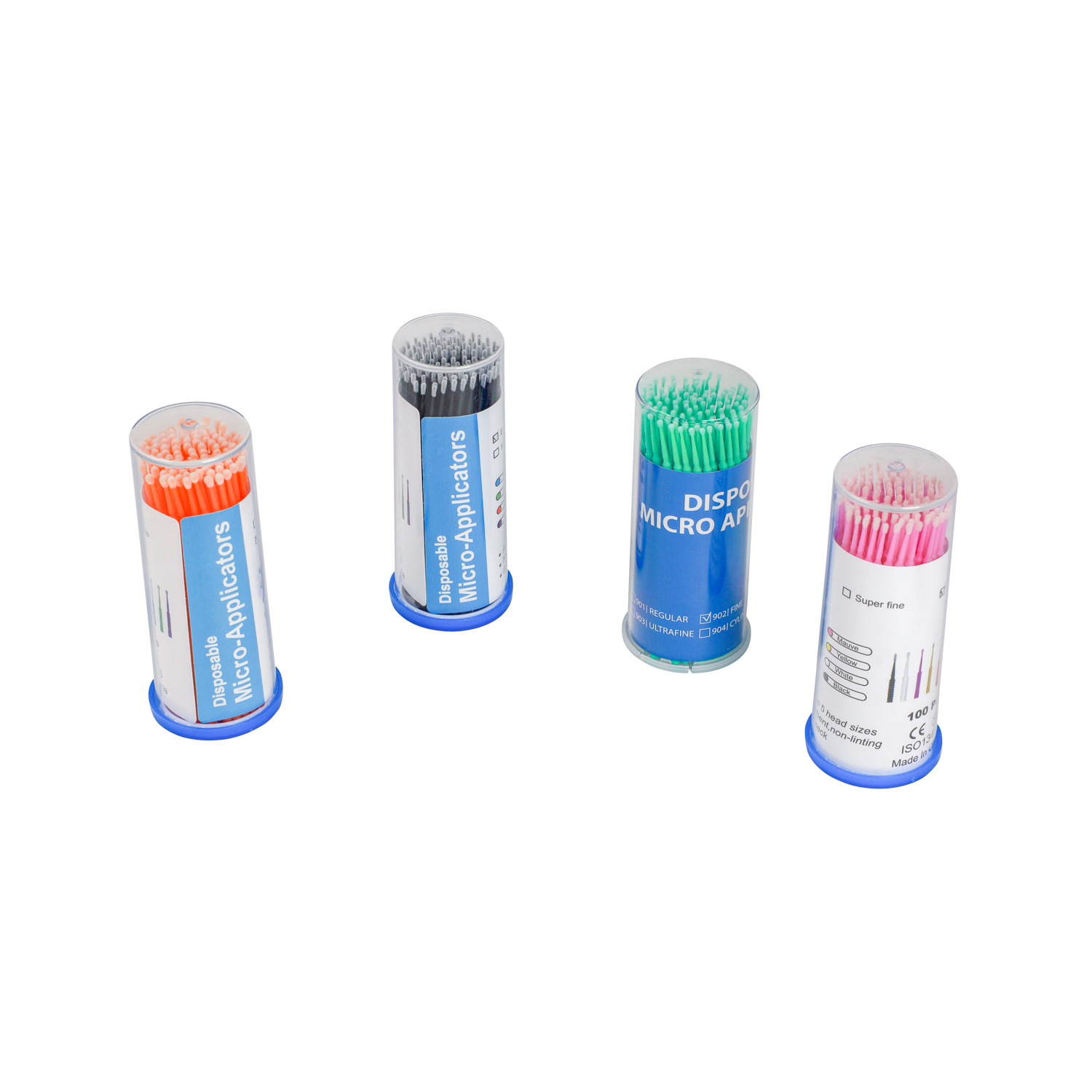 Dental Tek Kullanımlık Mikro Aplikatör Fırçası Mikro Fırça 400/Kutu