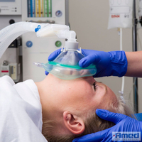 Yetişkin için tek kullanımlık anestezi hava yastık maskesi