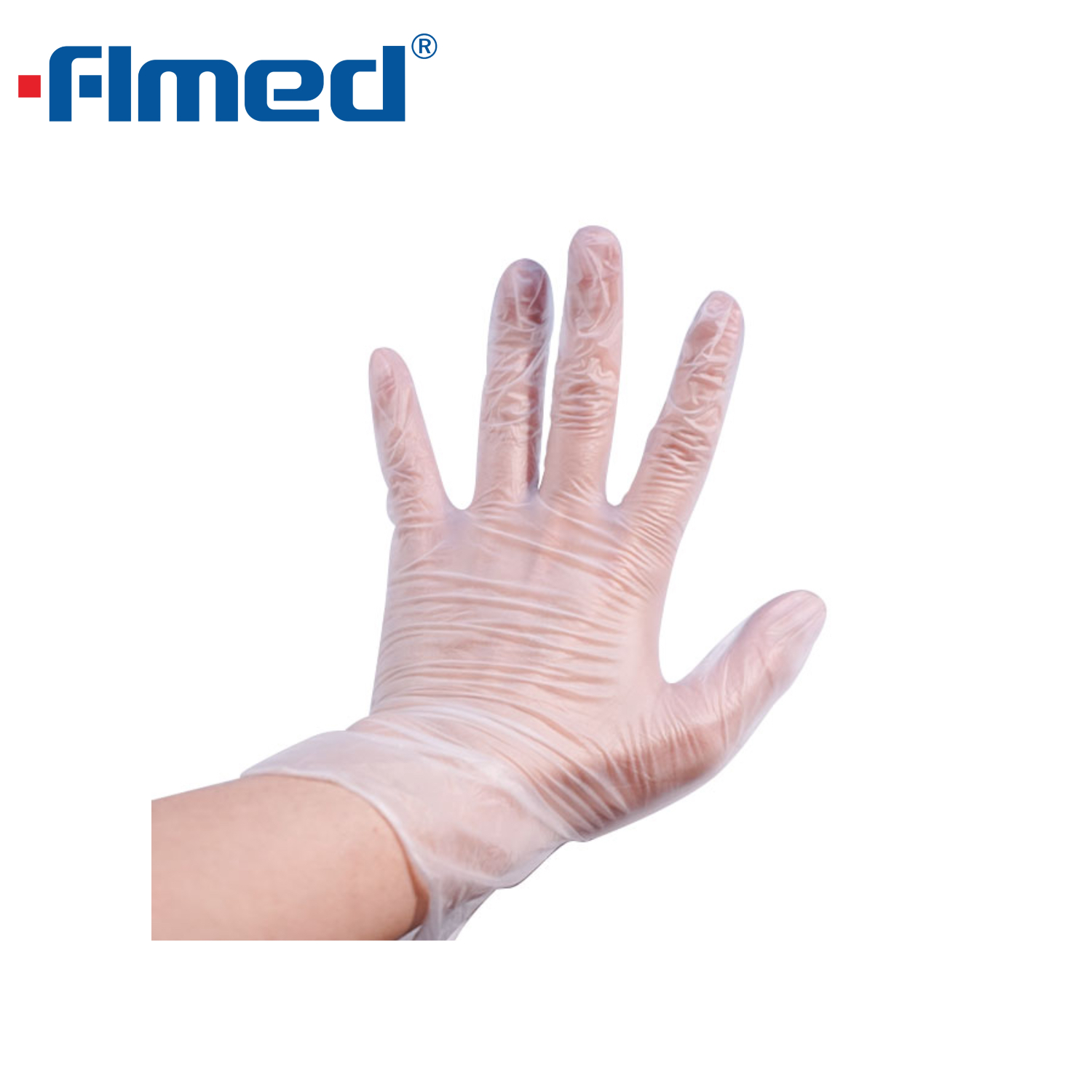 Tek kullanımlık vinil muayene eldivenleri (toz / toz içermez)