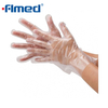 Temel tıbbi muayene için tek kullanımlık HDPE eldiven tozu ücretsiz 