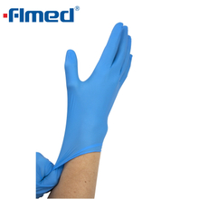 Tıbbi muayene için tek kullanımlık nitril eldivenleri